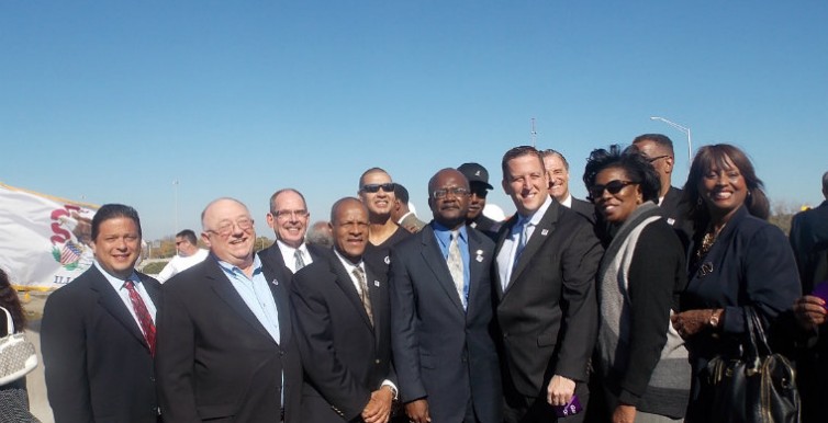 Group photo with Senator Hastings