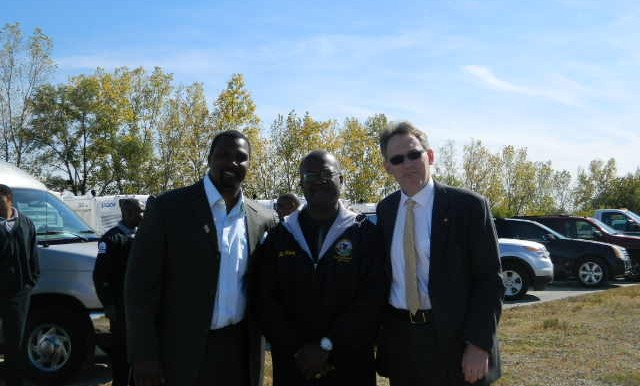 With Senator Harris and Rocky Donahue